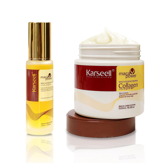 Karseell Collagen Hair Treatment & Argan Oil Hair Serum