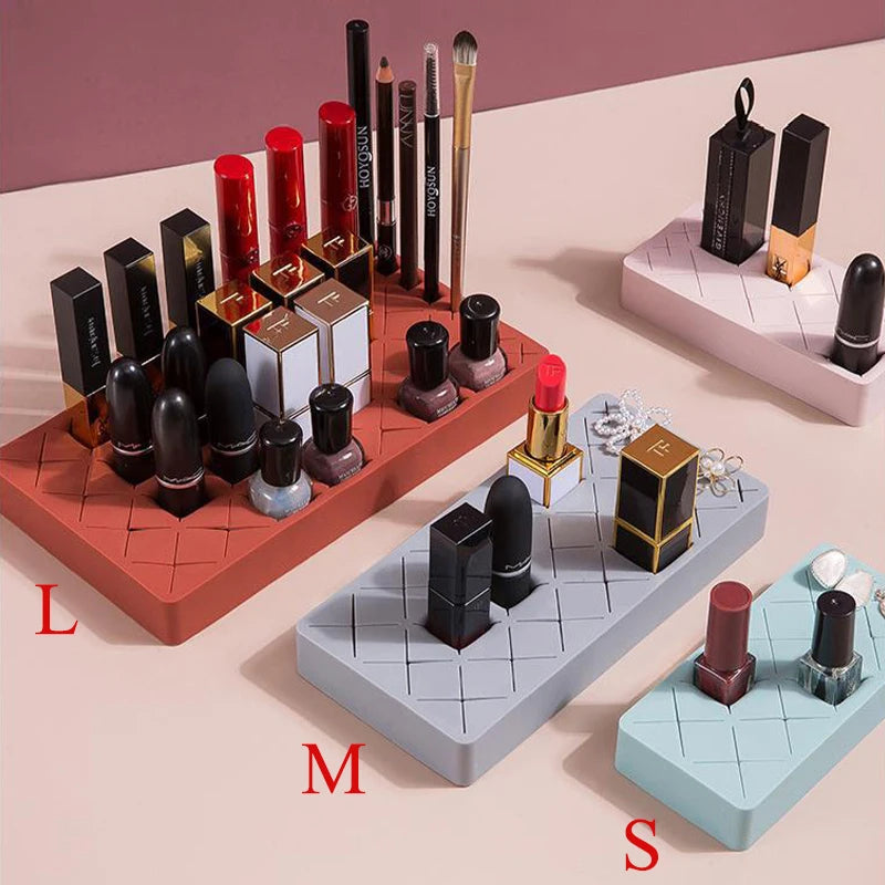 GlamourGrid Cosmetic Storage Rack Holder