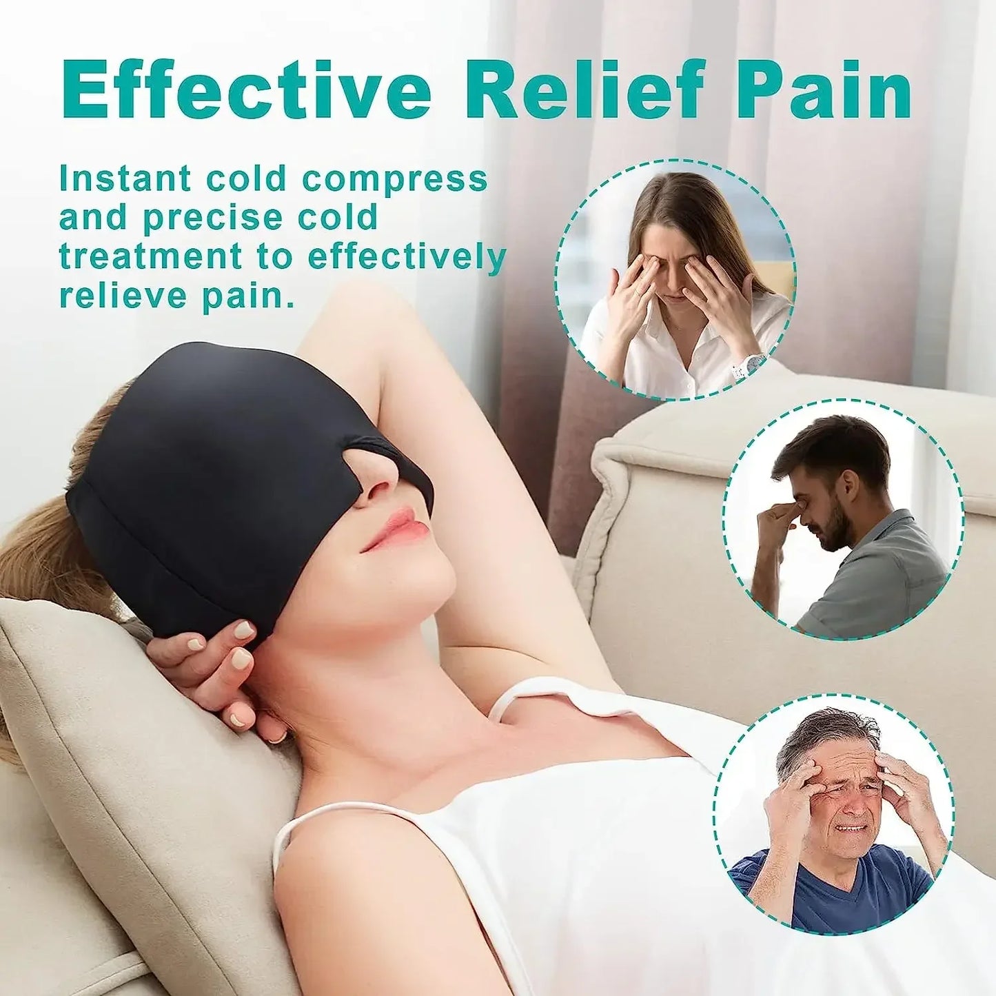 SootheWave Migraine Relief Hat