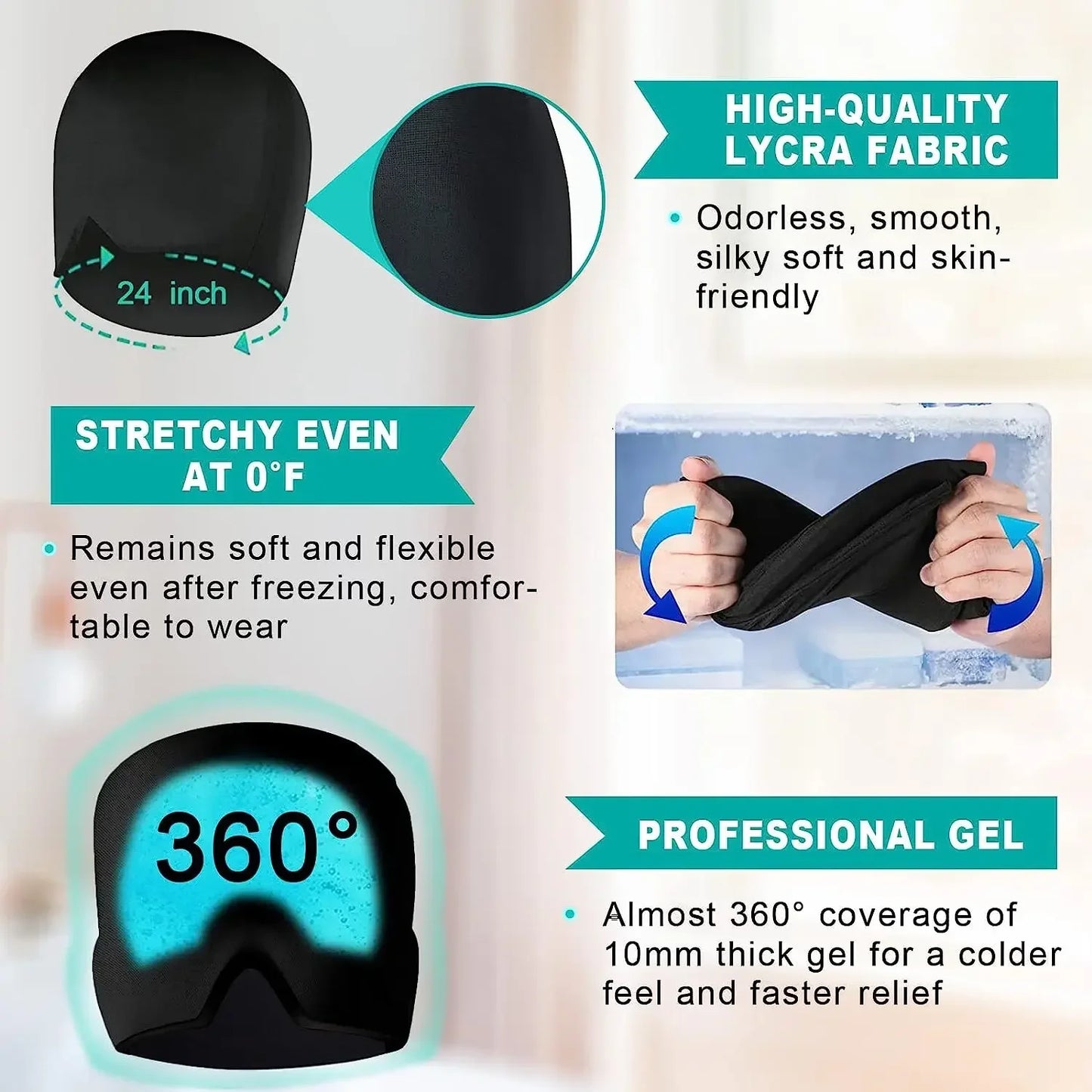 SootheWave Migraine Relief Hat