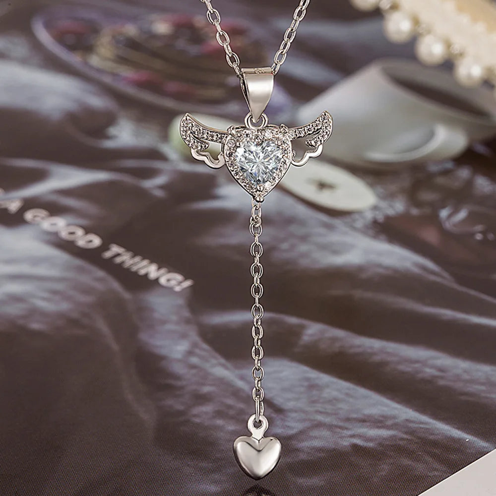 HeavenlyCelest Angel Wings Necklace